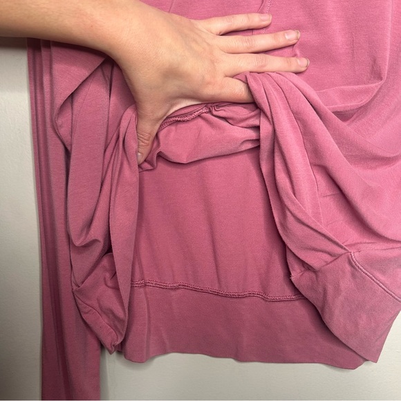 Calia by Carrie Underwood Long Sleeve Twist Trap Front Activewear Outdoor Pink M - Picture 10 of 12